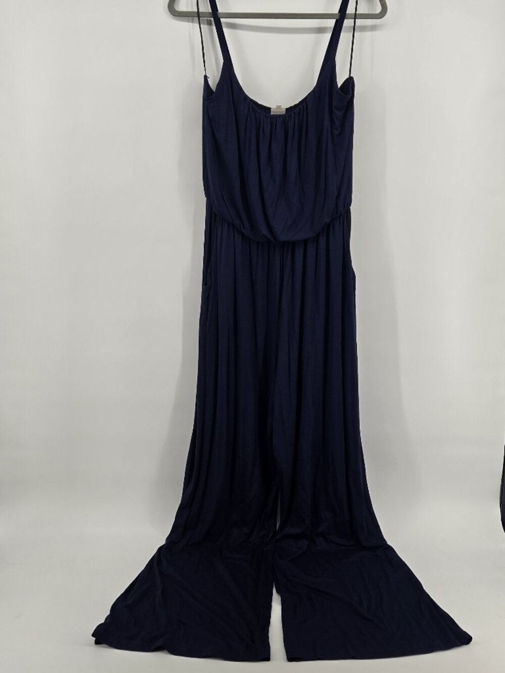NWT Kaileigh Adalia Knit Jumpsuit - L Navy